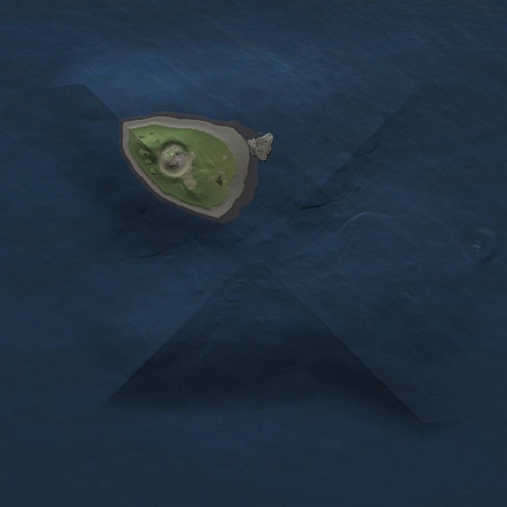 Rust Map: Procedural Map, Size: 1000, Seed: 456008679, 3 Monuments