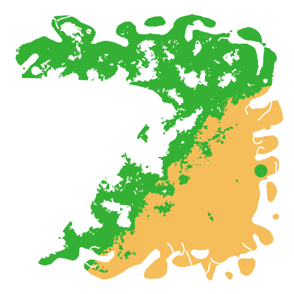 Biome Rust Map: Procedural Map, Size: 6000, Seed: 92814333