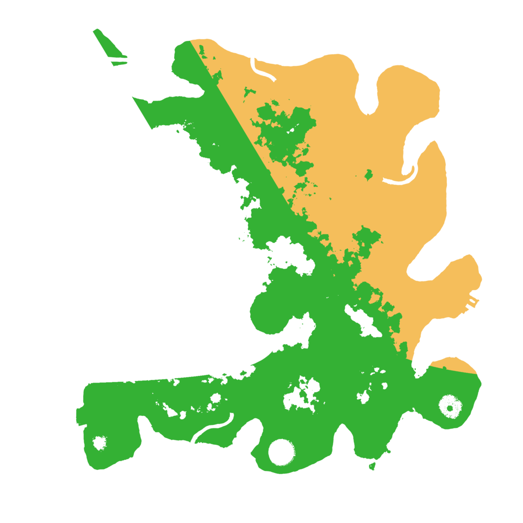 Biome Rust Map: Procedural Map, Size: 3500, Seed: 1379563401