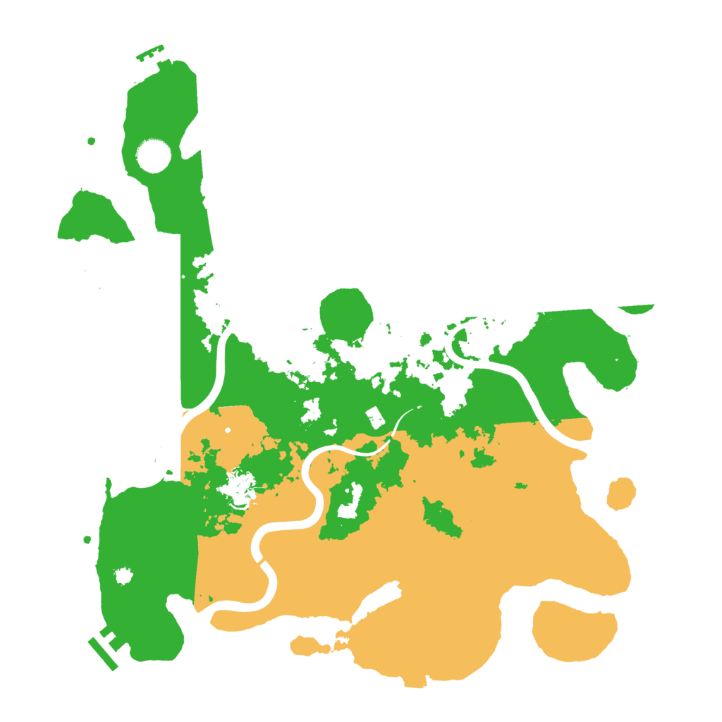 Biome Rust Map: Procedural Map, Size: 3750, Seed: 539921977
