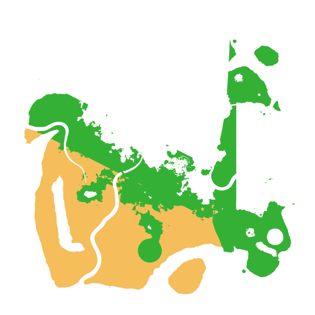 Biome Rust Map: Procedural Map, Size: 3500, Seed: 1803882362