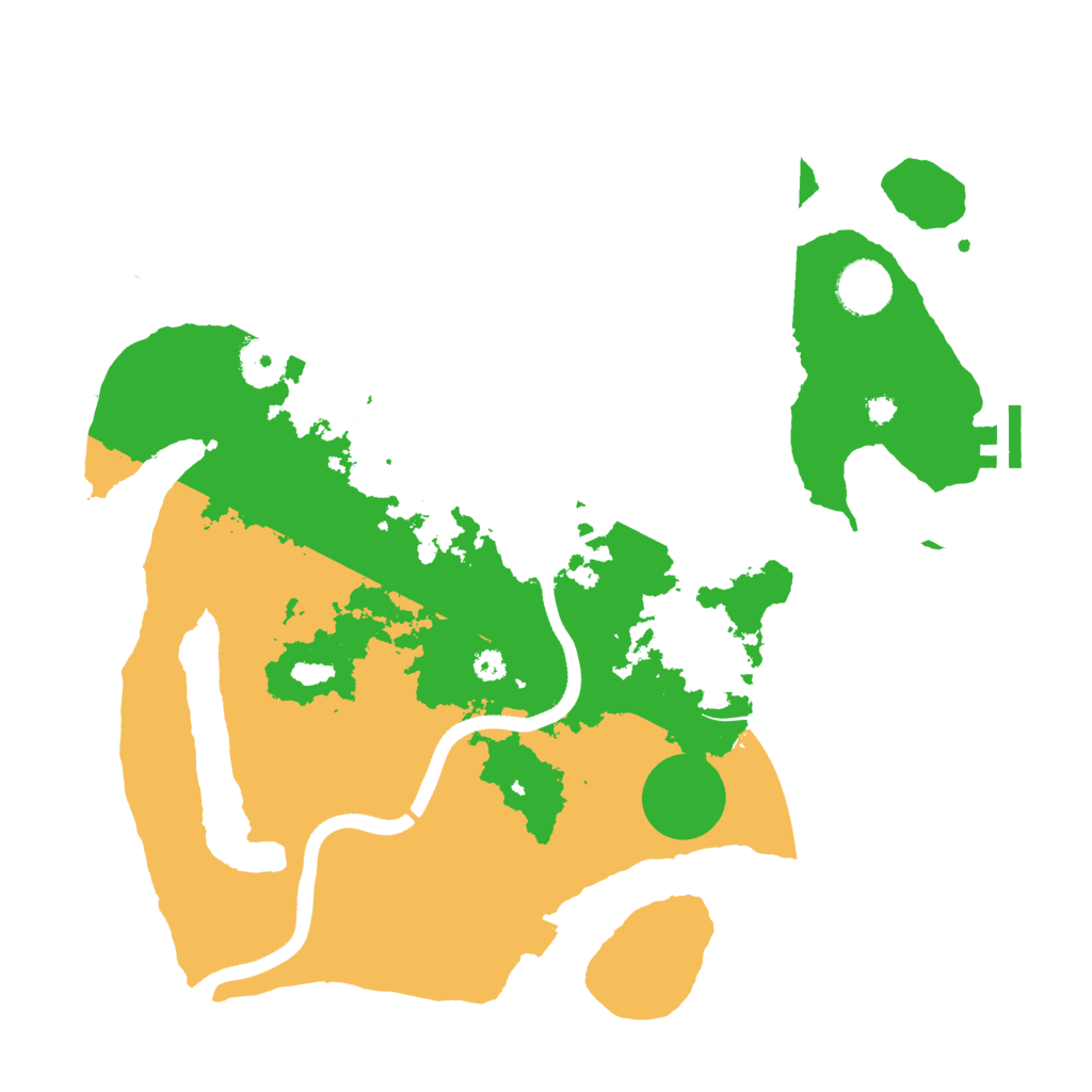 Biome Rust Map: Procedural Map, Size: 3500, Seed: 1803882362