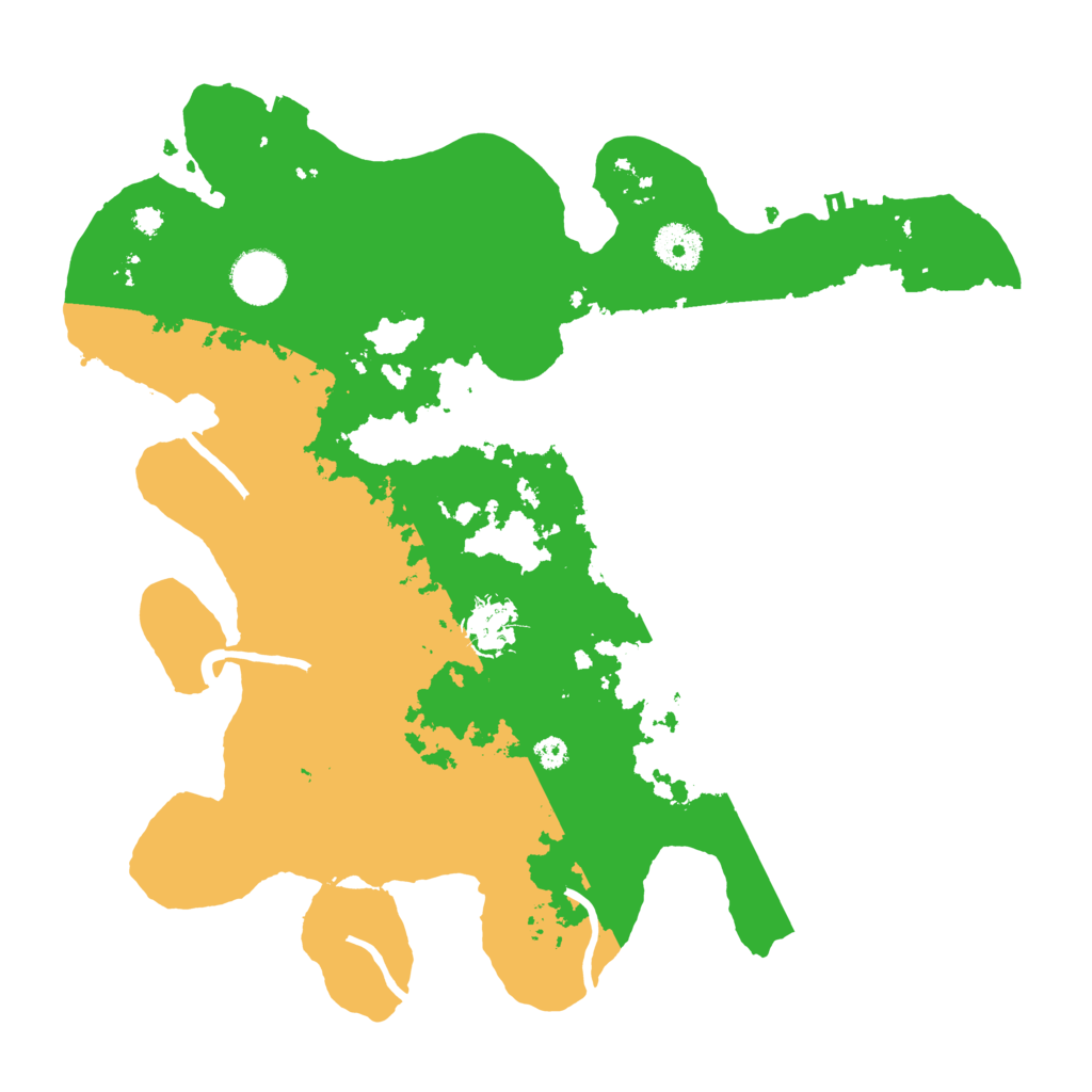 Biome Rust Map: Procedural Map, Size: 3500, Seed: 106982508