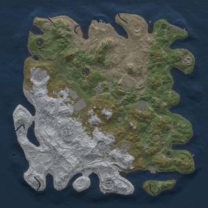 Thumbnail Rust Map: Procedural Map, Size: 4250, Seed: 870993883, 18 Monuments