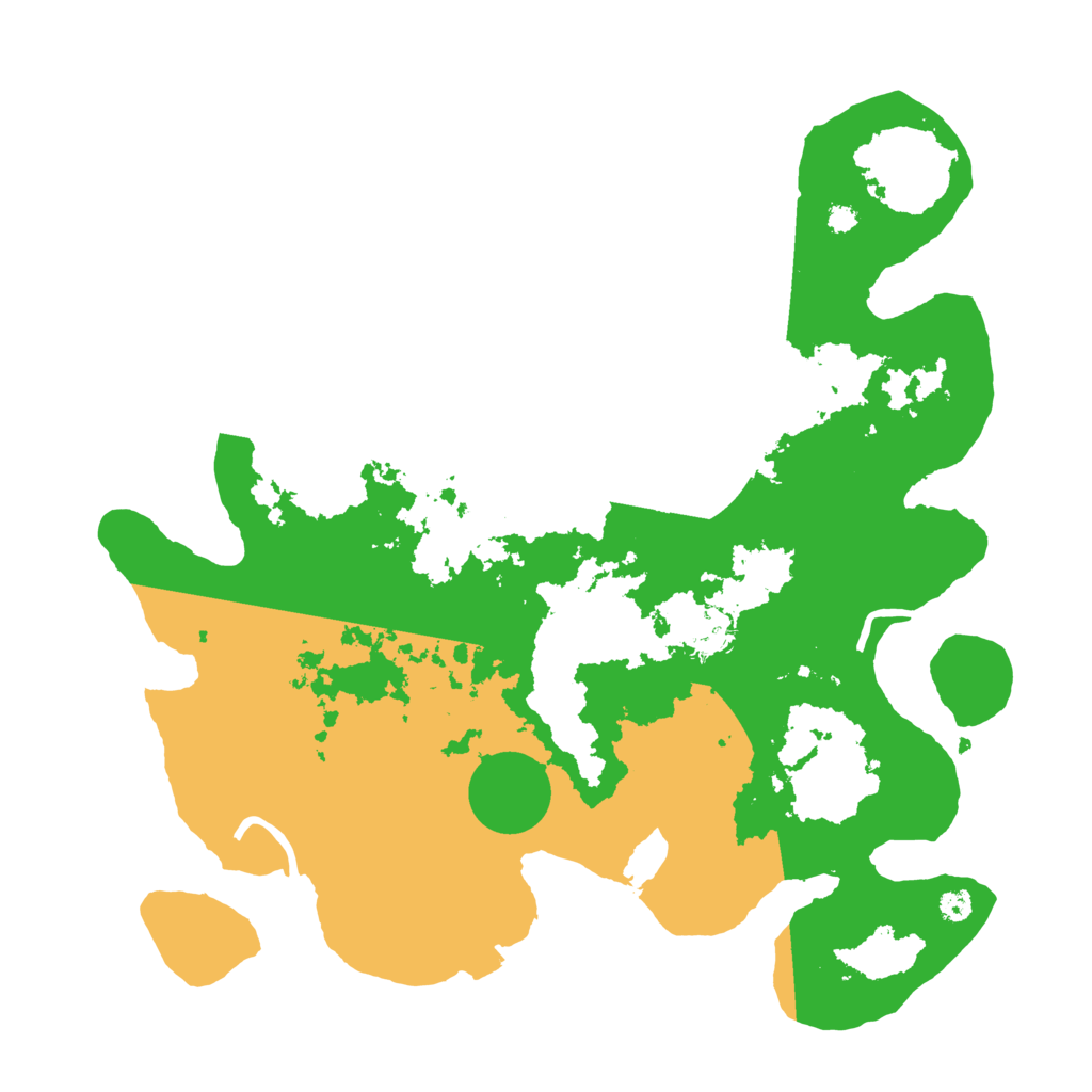 Biome Rust Map: Procedural Map, Size: 3500, Seed: 815979744