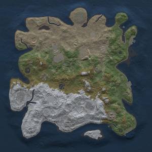 Thumbnail Rust Map: Procedural Map, Size: 3750, Seed: 20072023, 18 Monuments