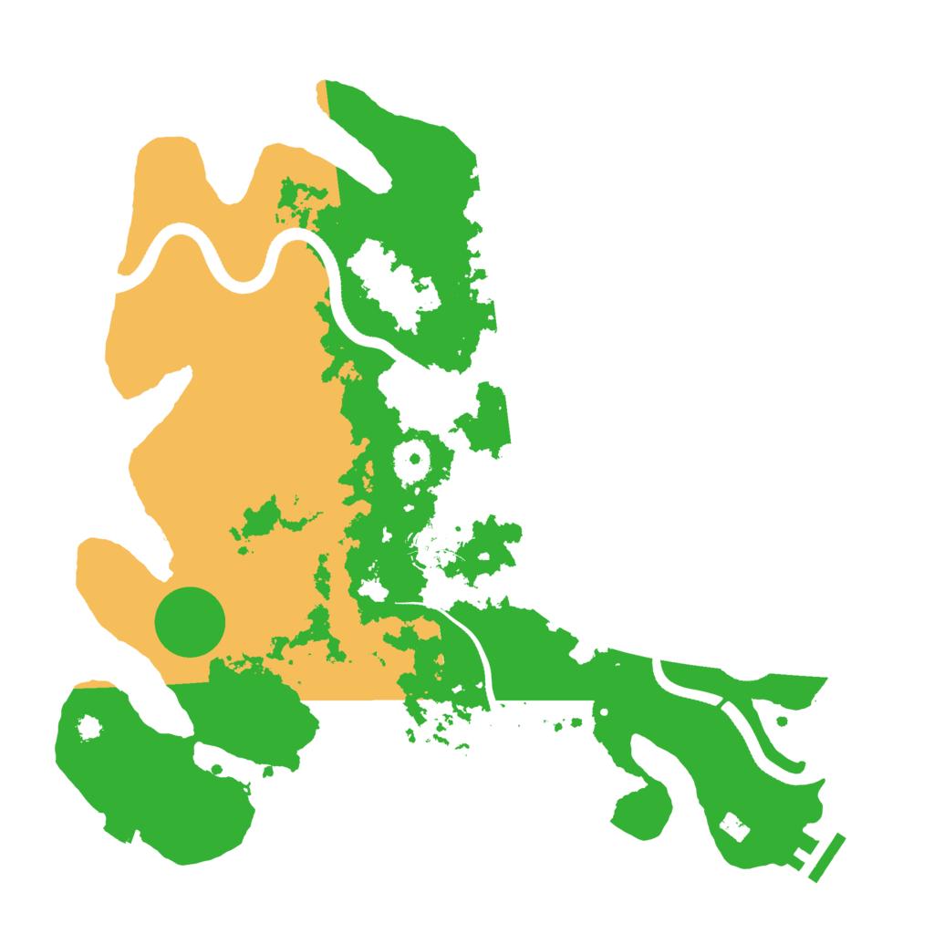 Biome Rust Map: Procedural Map, Size: 3500, Seed: 1925765905