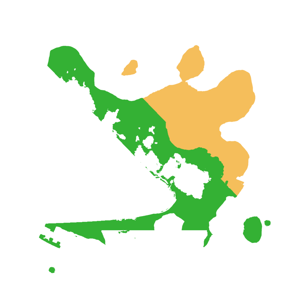 Biome Rust Map: Procedural Map, Size: 2000, Seed: 17250