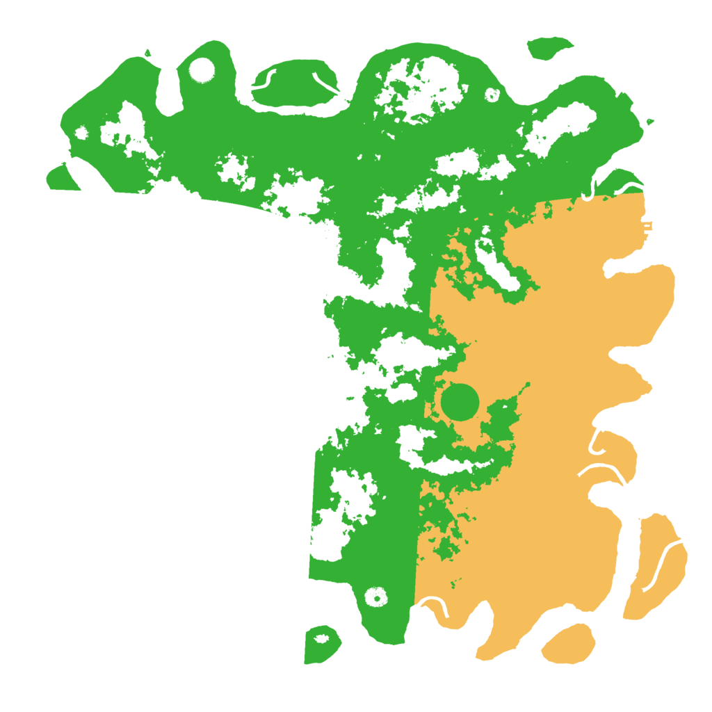Biome Rust Map: Procedural Map, Size: 5000, Seed: 124563