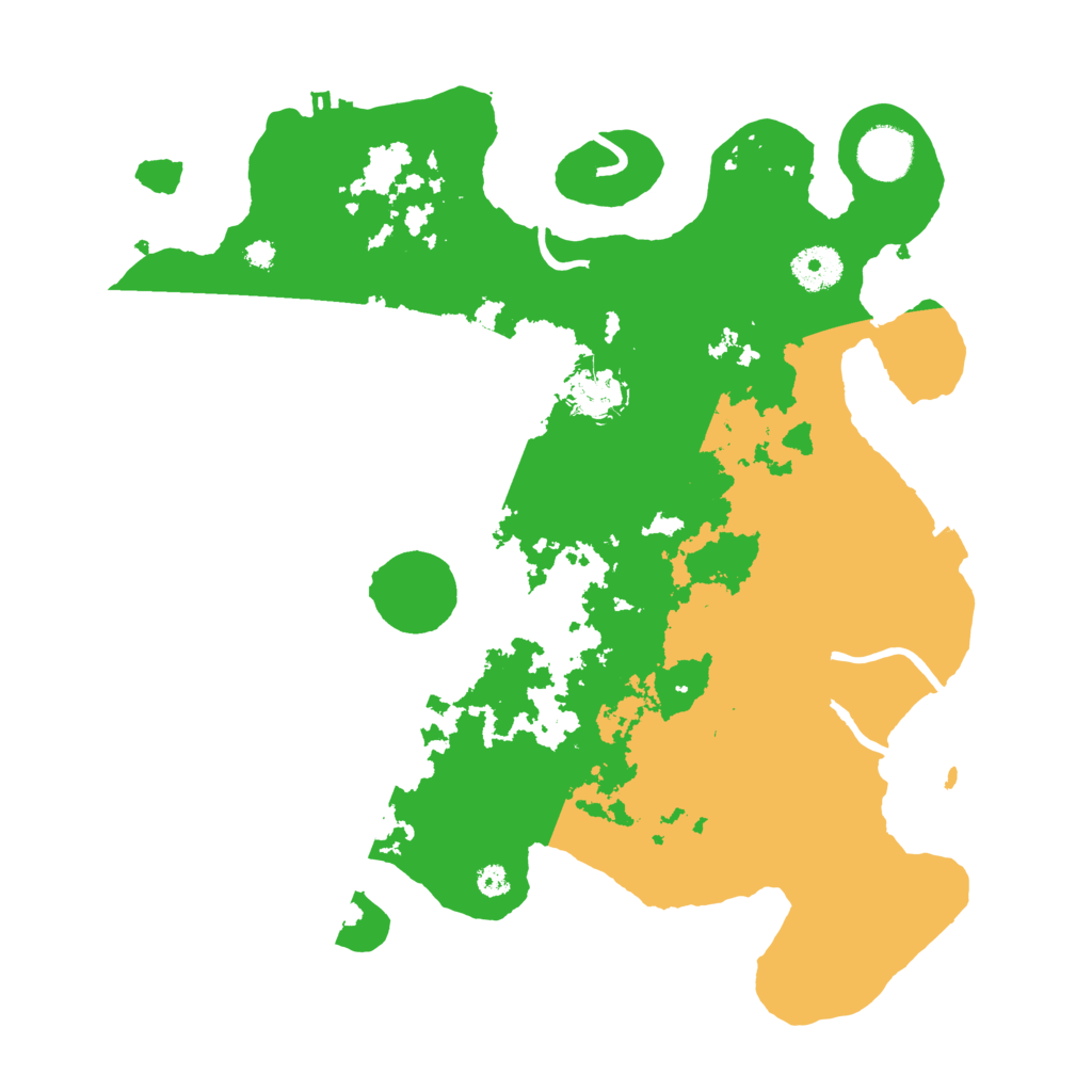 Biome Rust Map: Procedural Map, Size: 3500, Seed: 2007