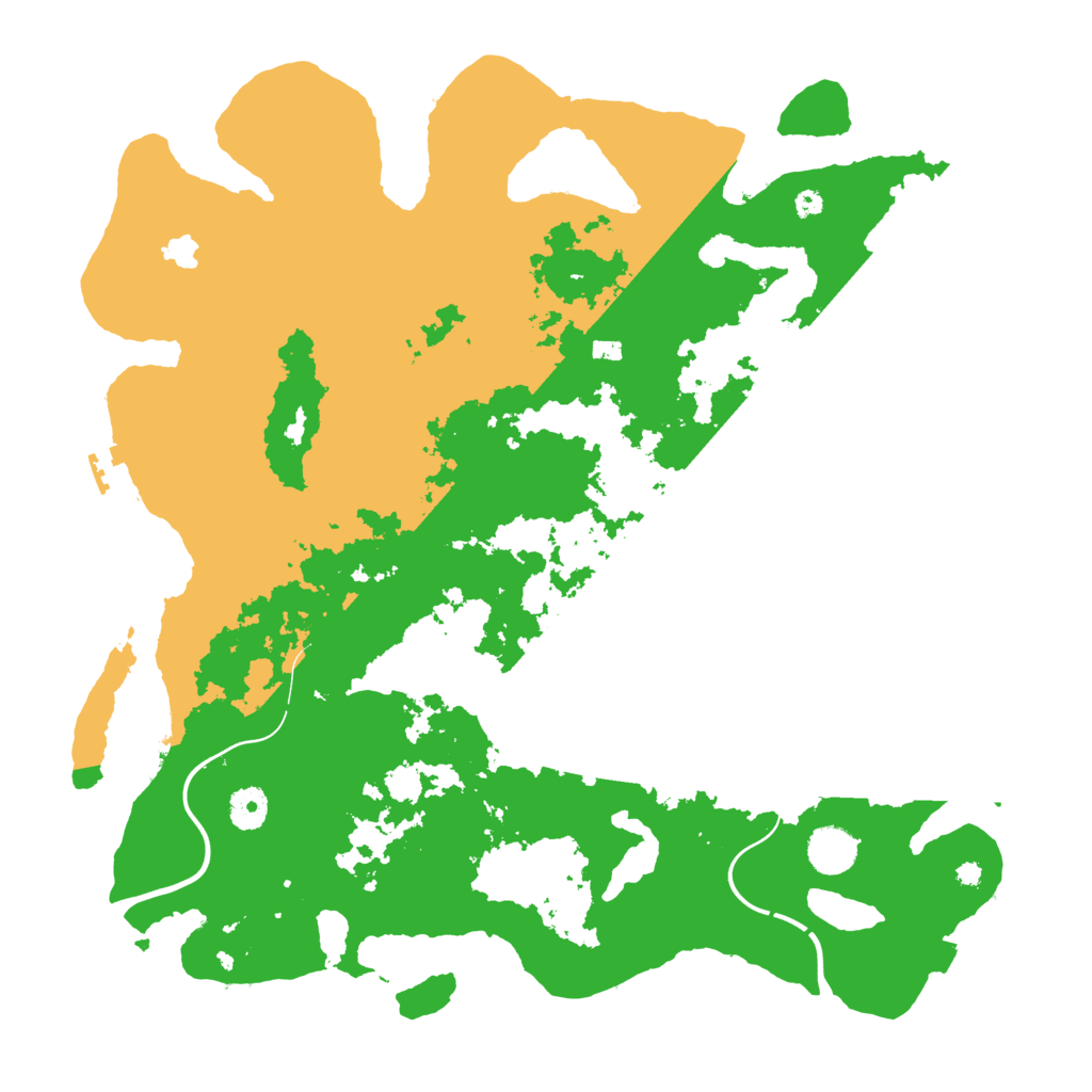 Biome Rust Map: Procedural Map, Size: 4000, Seed: 1001403502