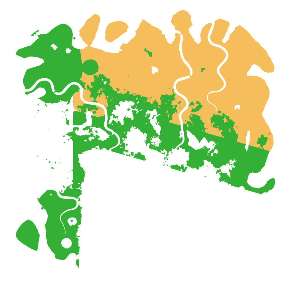 Biome Rust Map: Procedural Map, Size: 5000, Seed: 280304527