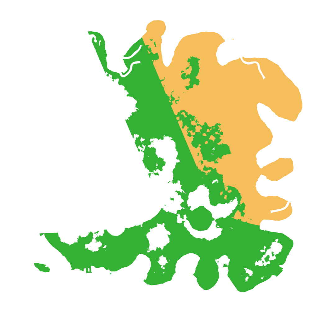 Biome Rust Map: Procedural Map, Size: 3600, Seed: 1389887987