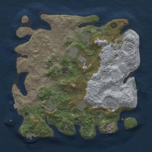 Thumbnail Rust Map: Procedural Map, Size: 3750, Seed: 2015356525, 18 Monuments