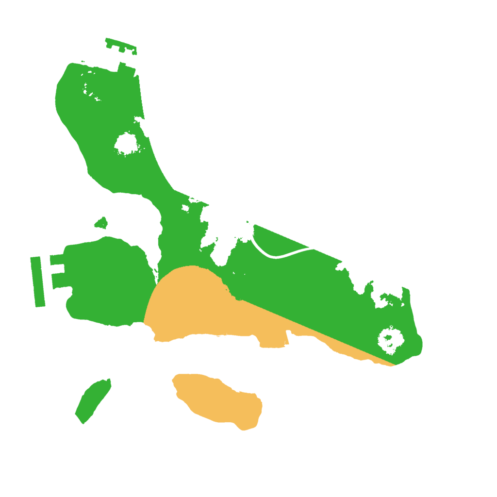 Biome Rust Map: Procedural Map, Size: 2000, Seed: 587435