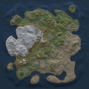 Thumbnail Rust Map: Procedural Map, Size: 3700, Seed: 17485737, 17 Monuments