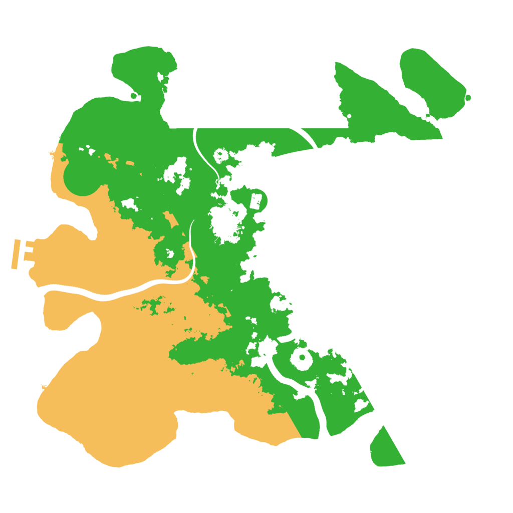 Biome Rust Map: Procedural Map, Size: 3500, Seed: 316881441