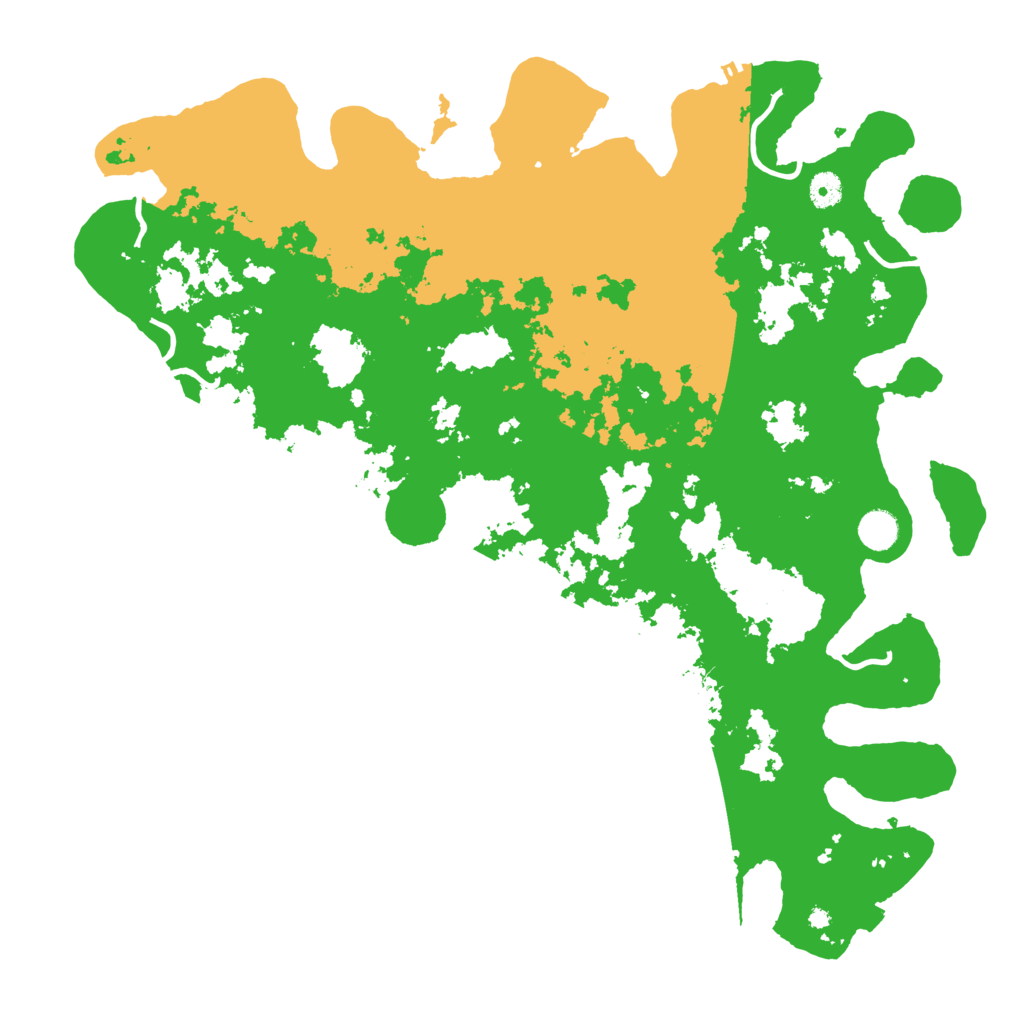 Biome Rust Map: Procedural Map, Size: 4500, Seed: 226723103