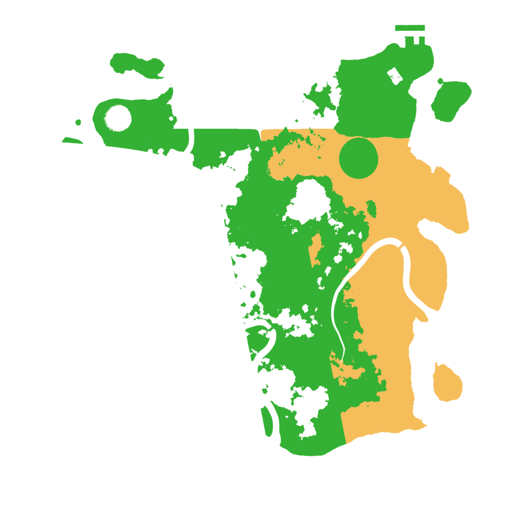 Biome Rust Map: Procedural Map, Size: 3500, Seed: 1820860486