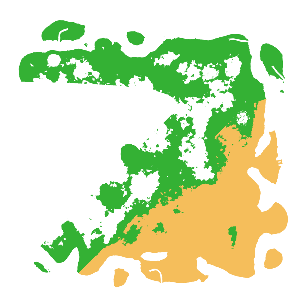 Biome Rust Map: Procedural Map, Size: 4250, Seed: 206733101