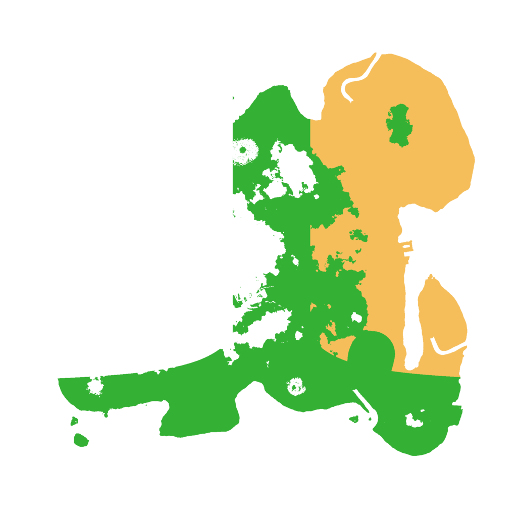 Biome Rust Map: Procedural Map, Size: 3000, Seed: 293847