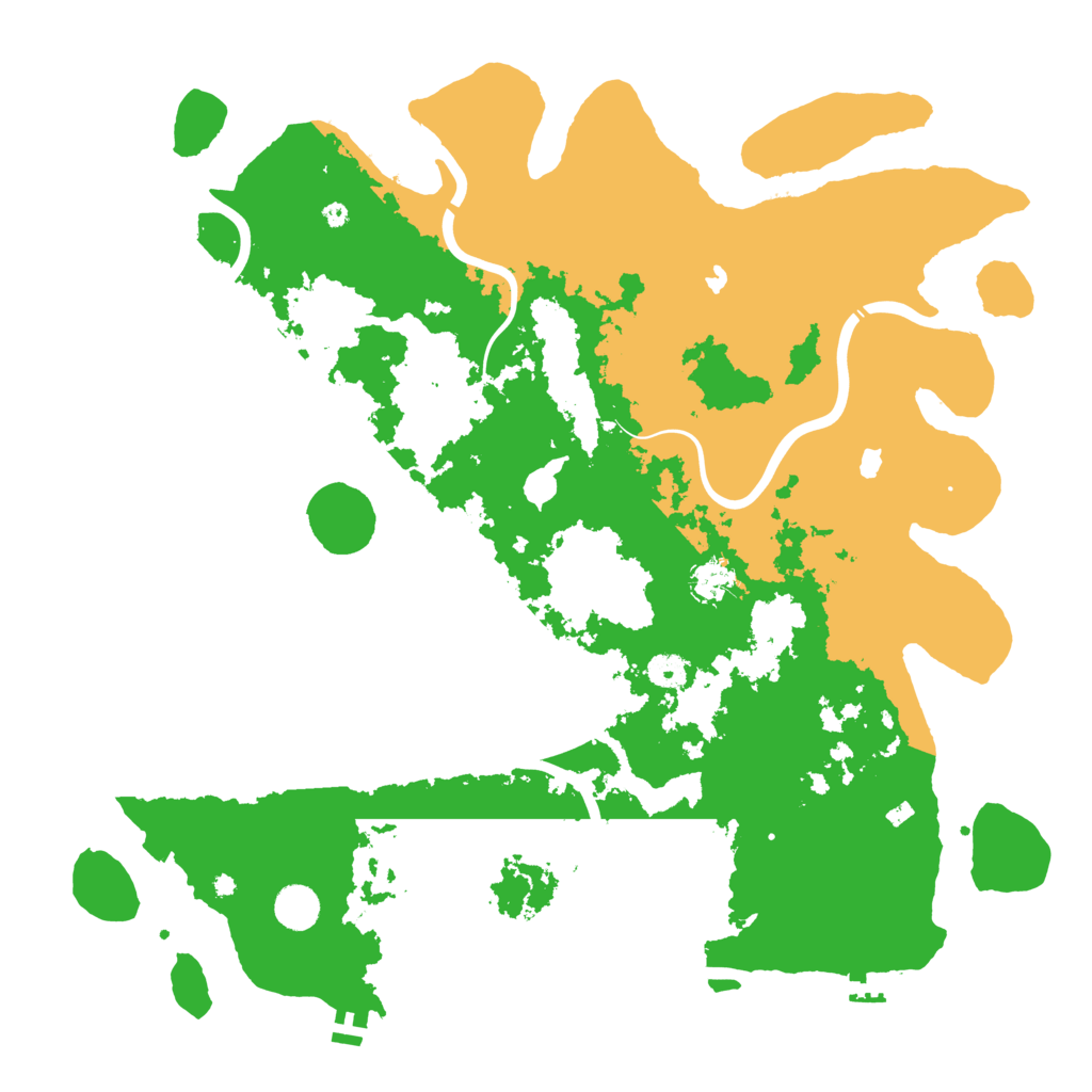 Biome Rust Map: Procedural Map, Size: 4500, Seed: 349286792