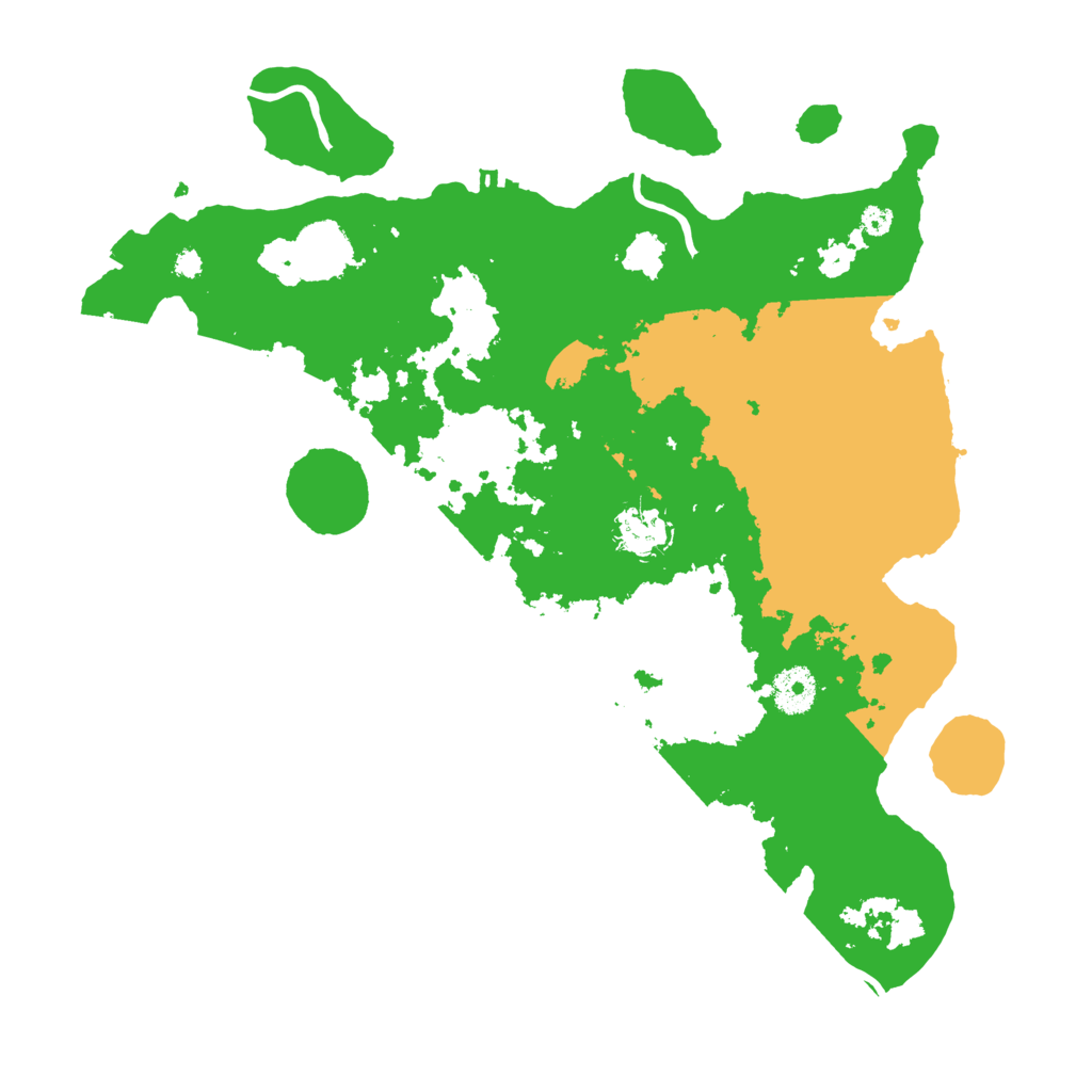 Biome Rust Map: Procedural Map, Size: 3600, Seed: 1401509932