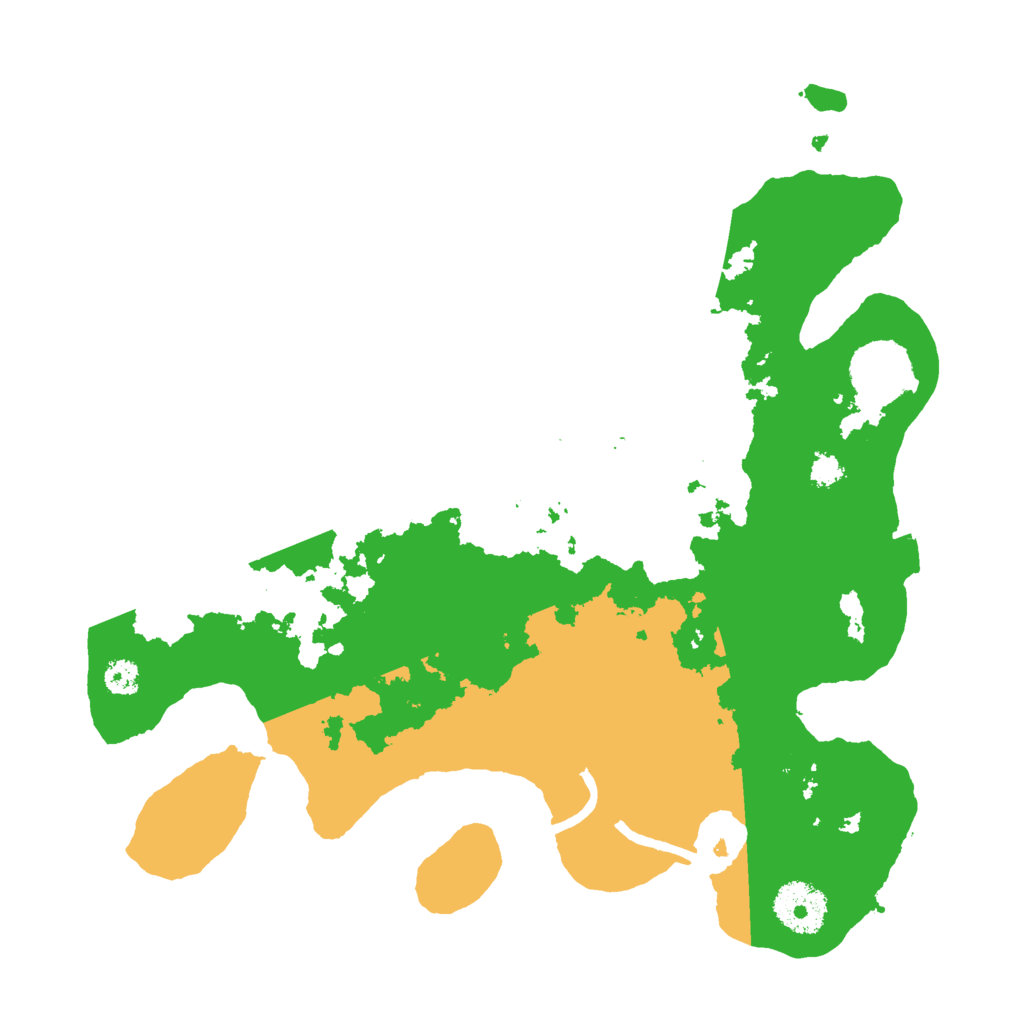 Biome Rust Map: Procedural Map, Size: 3000, Seed: 74895