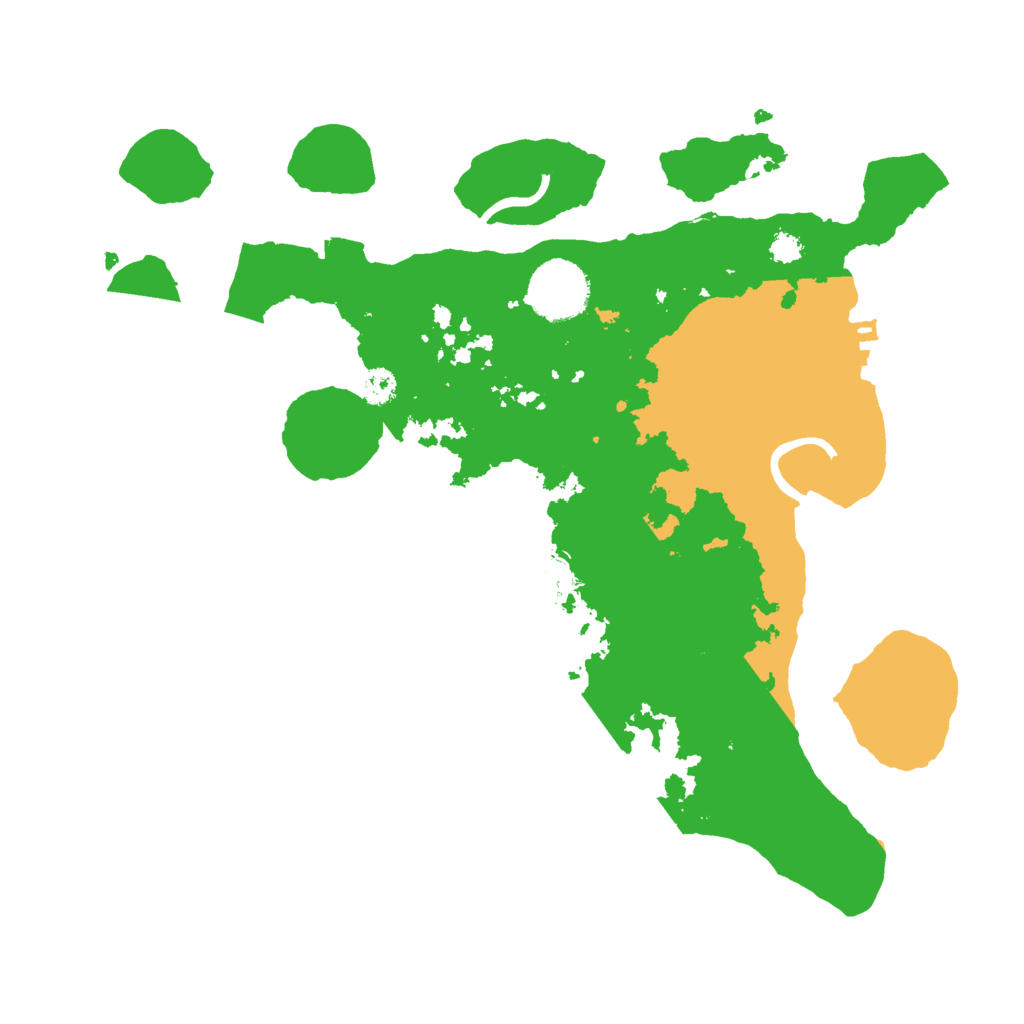 Biome Rust Map: Procedural Map, Size: 3000, Seed: 13617