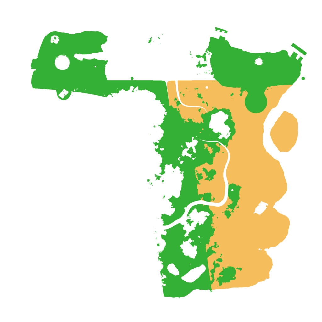 Biome Rust Map: Procedural Map, Size: 3800, Seed: 241178