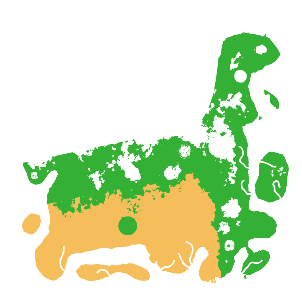 Biome Rust Map: Procedural Map, Size: 4250, Seed: 758025783