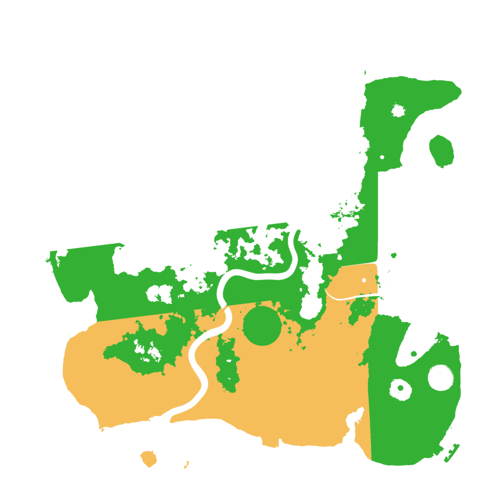 Biome Rust Map: Procedural Map, Size: 3500, Seed: 572890238