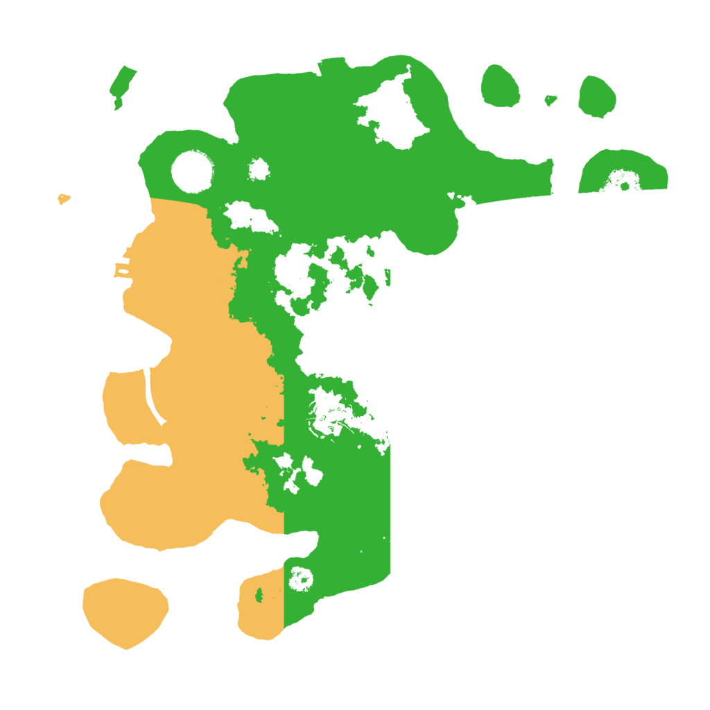Biome Rust Map: Procedural Map, Size: 3000, Seed: 1205