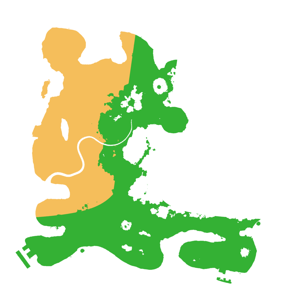 Biome Rust Map: Procedural Map, Size: 3000, Seed: 689744