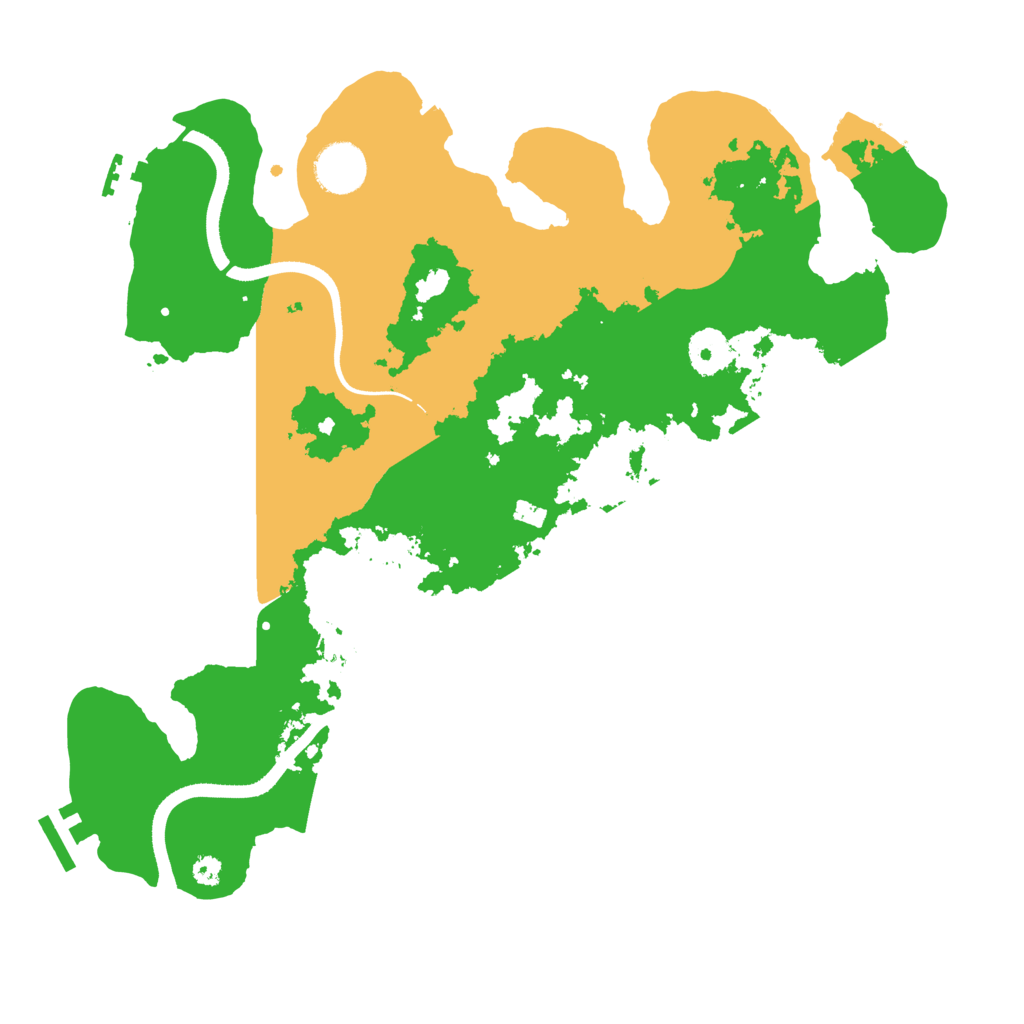 Biome Rust Map: Procedural Map, Size: 3500, Seed: 51616635