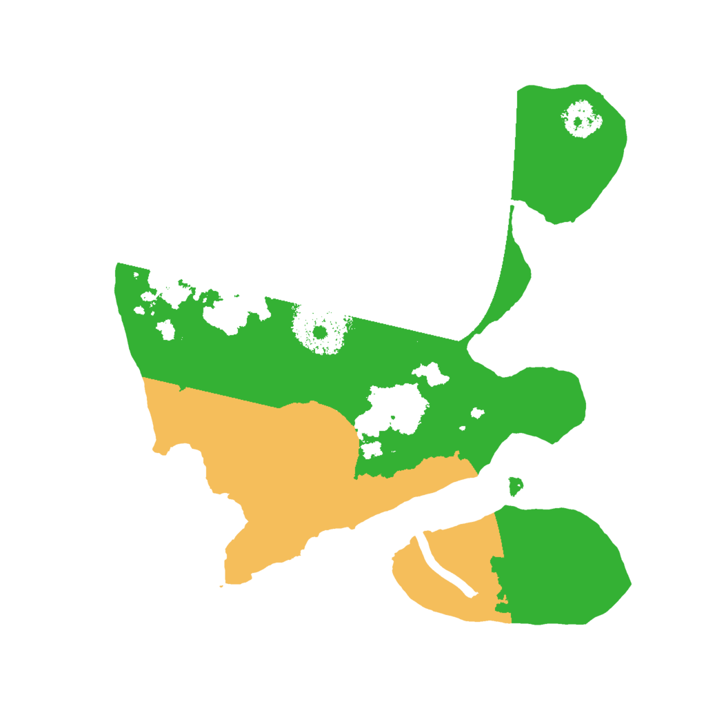 Biome Rust Map: Procedural Map, Size: 2000, Seed: 203