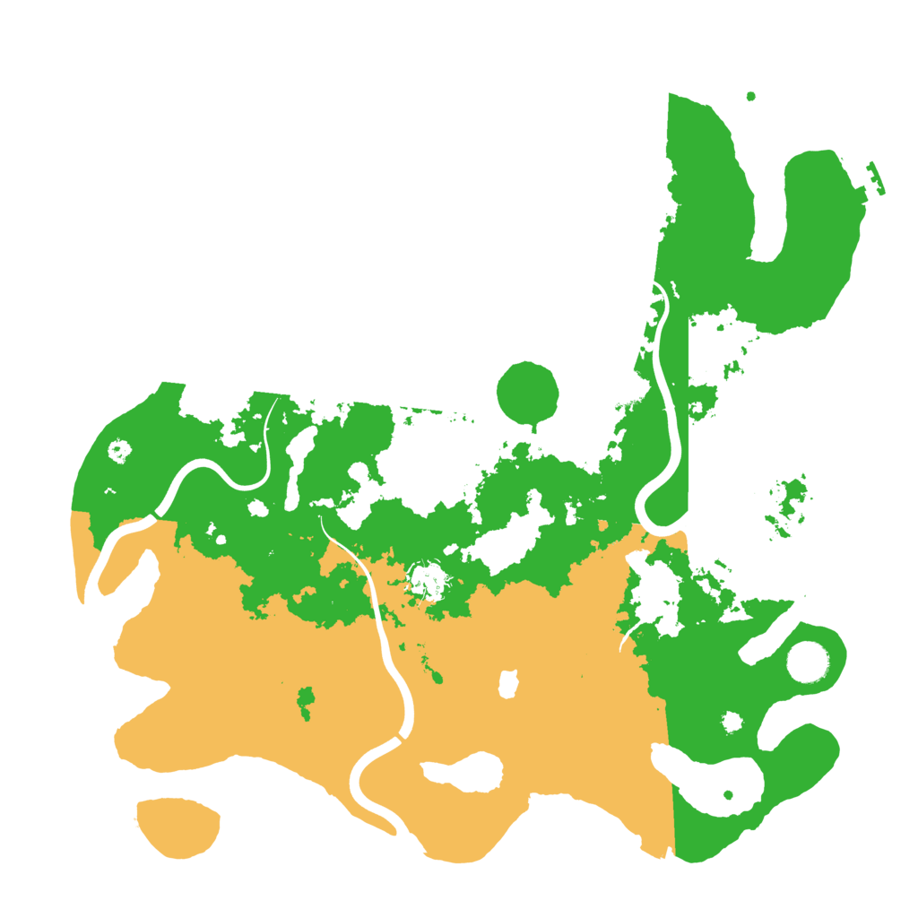 Biome Rust Map: Procedural Map, Size: 4000, Seed: 809725036