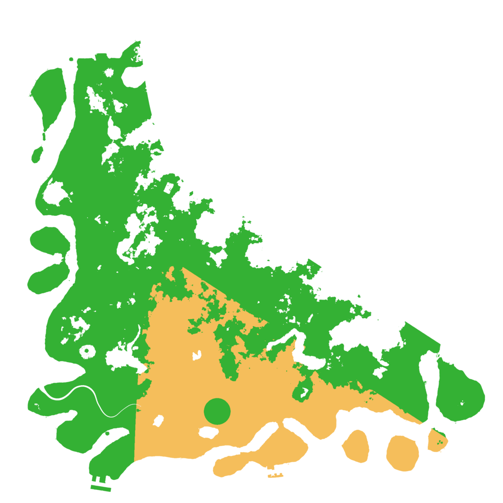 Biome Rust Map: Procedural Map, Size: 5000, Seed: 1493876121