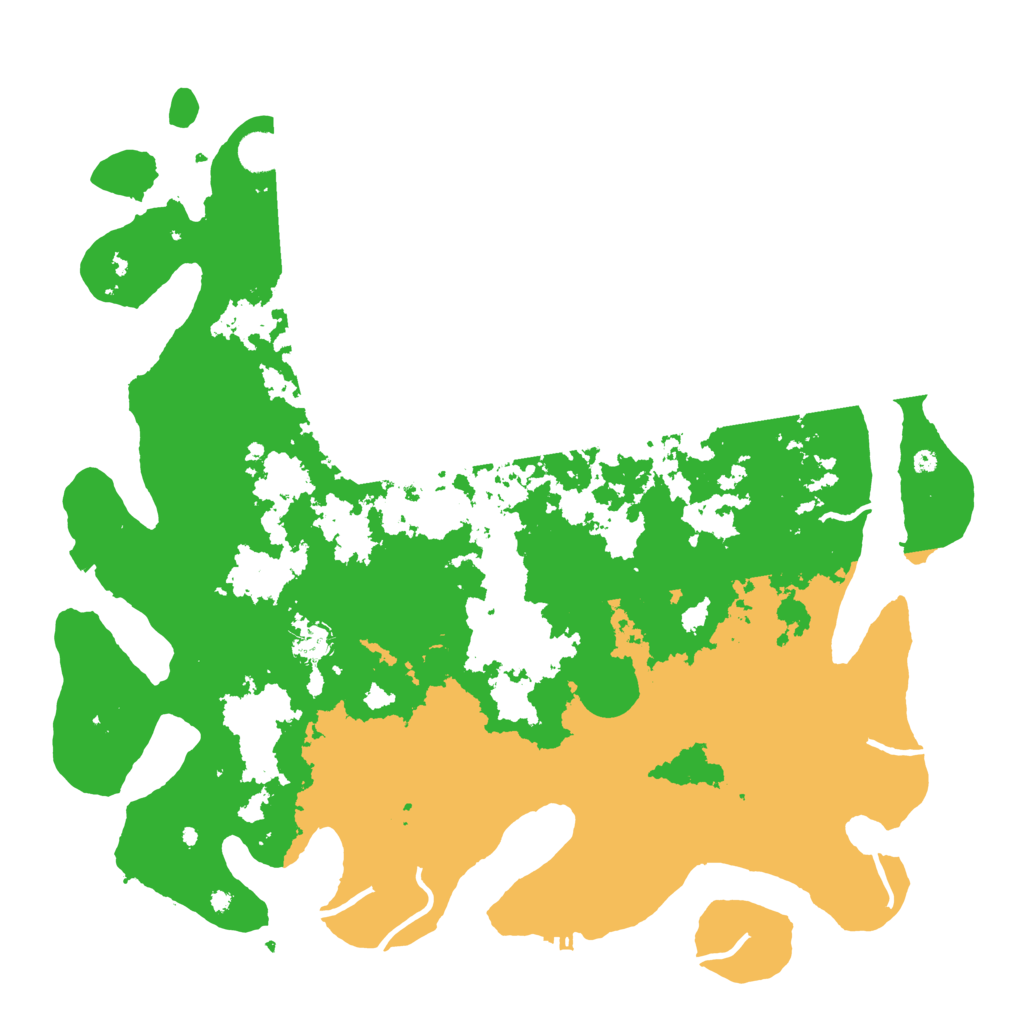 Biome Rust Map: Procedural Map, Size: 4500, Seed: 2026902861