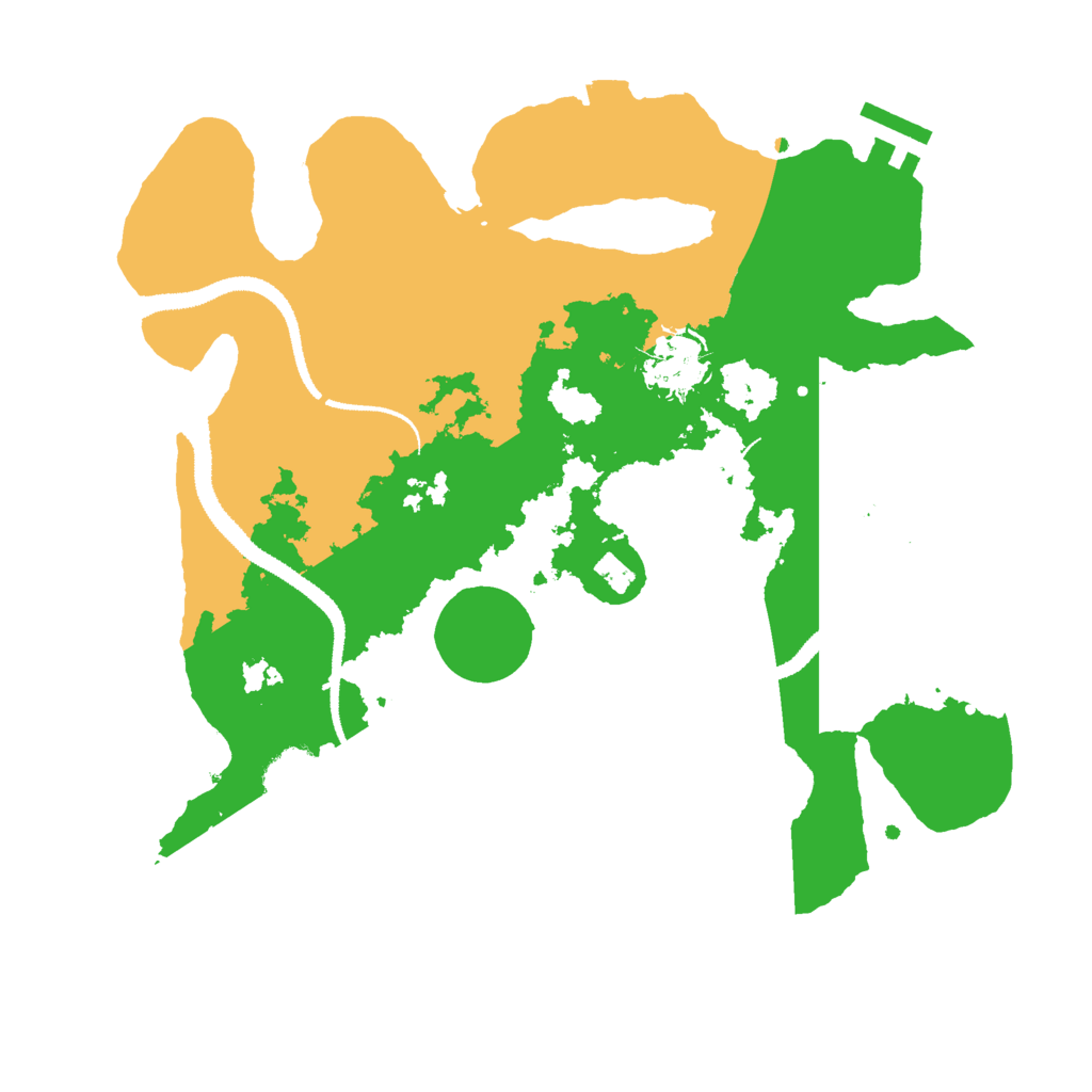 Biome Rust Map: Procedural Map, Size: 3000, Seed: 1237514813