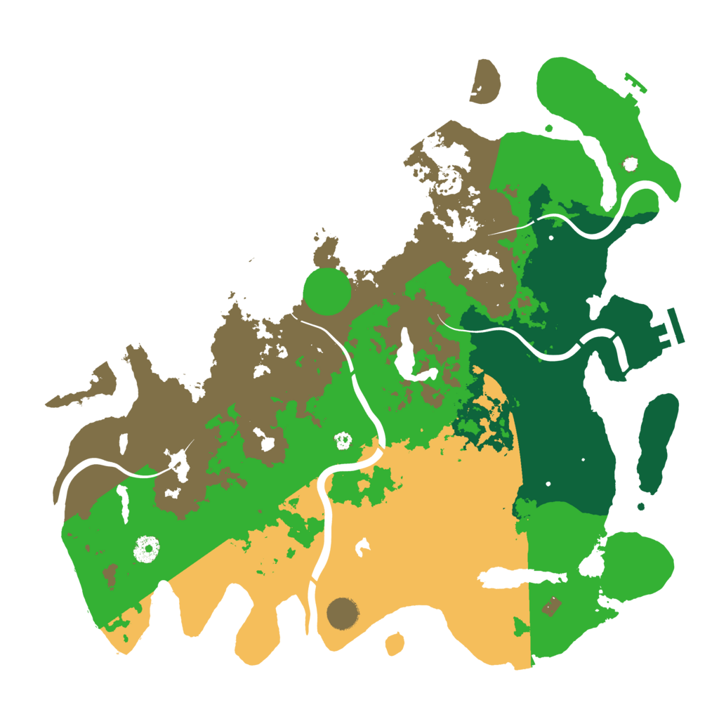 Biome Rust Map: Procedural Map, Size: 4000, Seed: 85125621