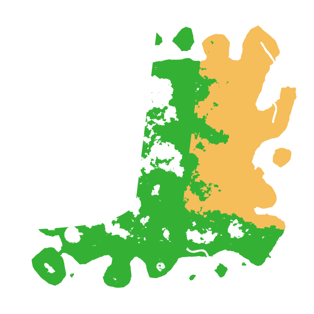 Biome Rust Map: Procedural Map, Size: 3800, Seed: 223358