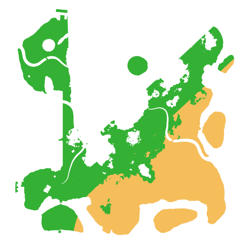Biome Rust Map: Procedural Map, Size: 3500, Seed: 1674056404