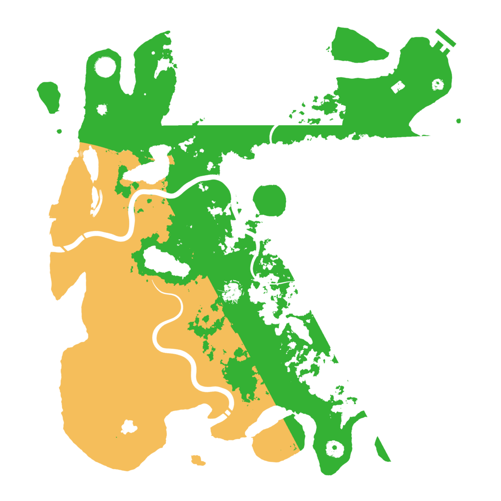 Biome Rust Map: Procedural Map, Size: 4250, Seed: 1196203199