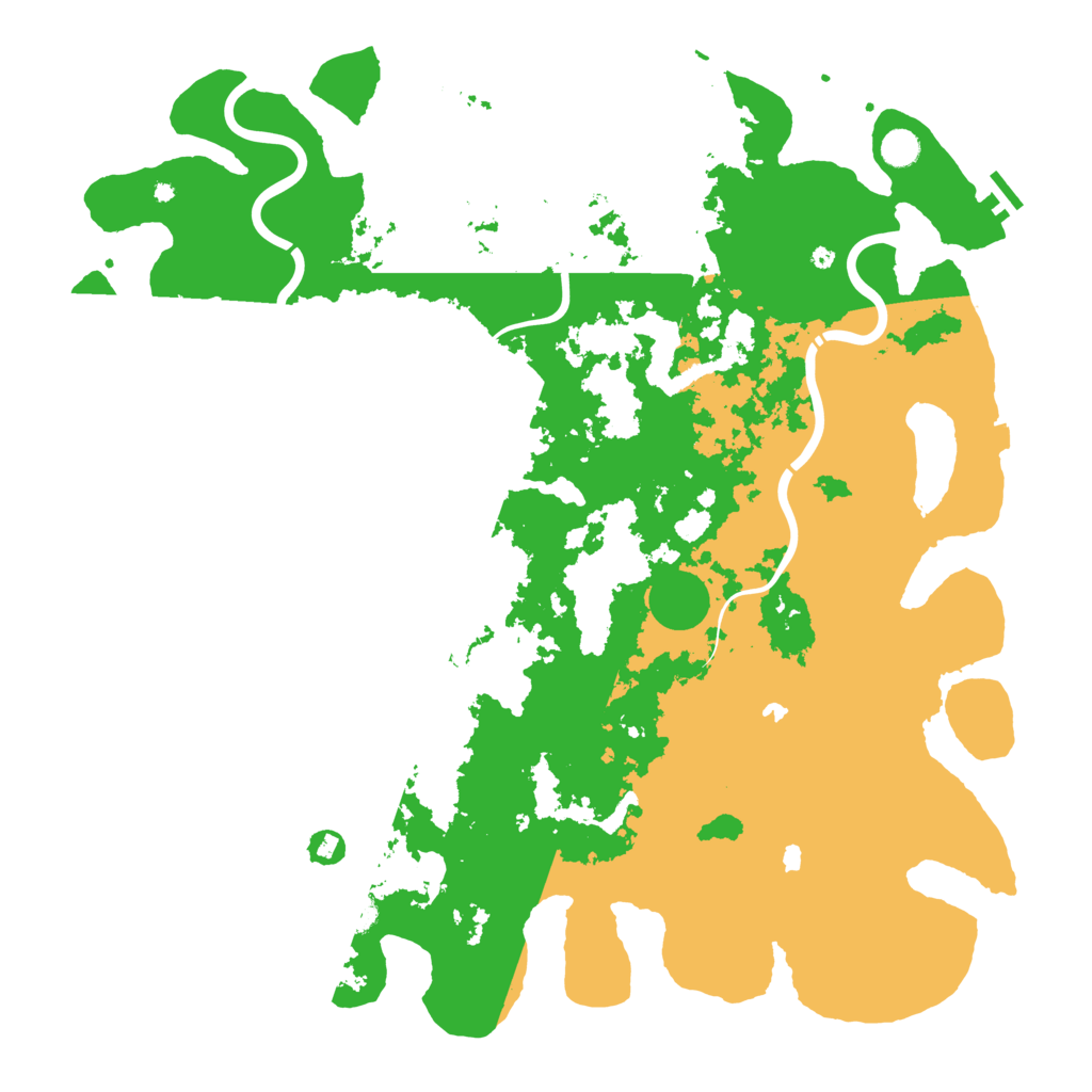 Biome Rust Map: Procedural Map, Size: 5000, Seed: 766001337
