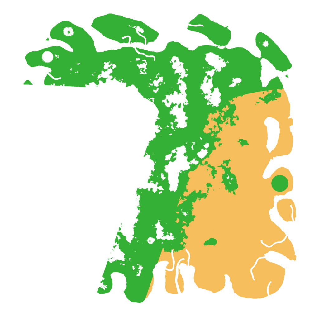 Biome Rust Map: Procedural Map, Size: 5000, Seed: 766001337