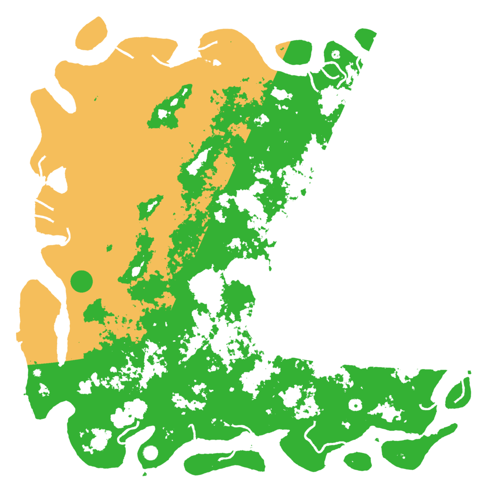 Biome Rust Map: Procedural Map, Size: 6000, Seed: 1736975300