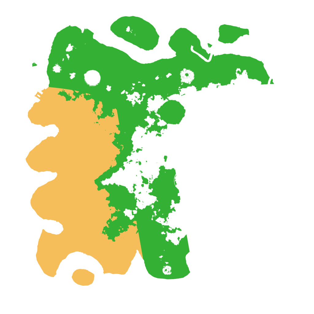 Biome Rust Map: Procedural Map, Size: 3500, Seed: 237339963