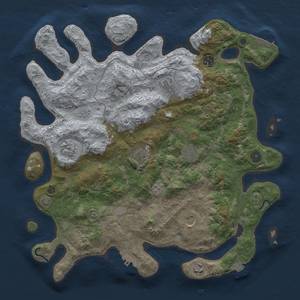 Thumbnail Rust Map: Procedural Map, Size: 4000, Seed: 2110516686, 16 Monuments