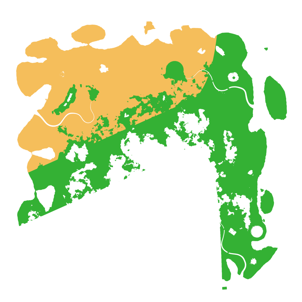 Biome Rust Map: Procedural Map, Size: 4500, Seed: 923256708